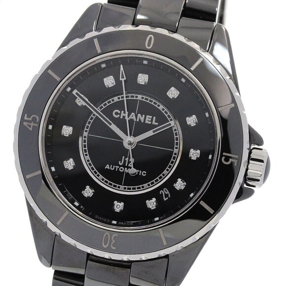 CHANEL J12 H5702 Black ceramic 38MM 12P diamond Automatic Men's Watch_847586 - Picture 1 of 6